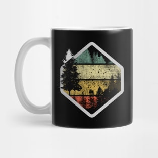 Trees Are The Cure - Retro Tree Forest Vintage Mug